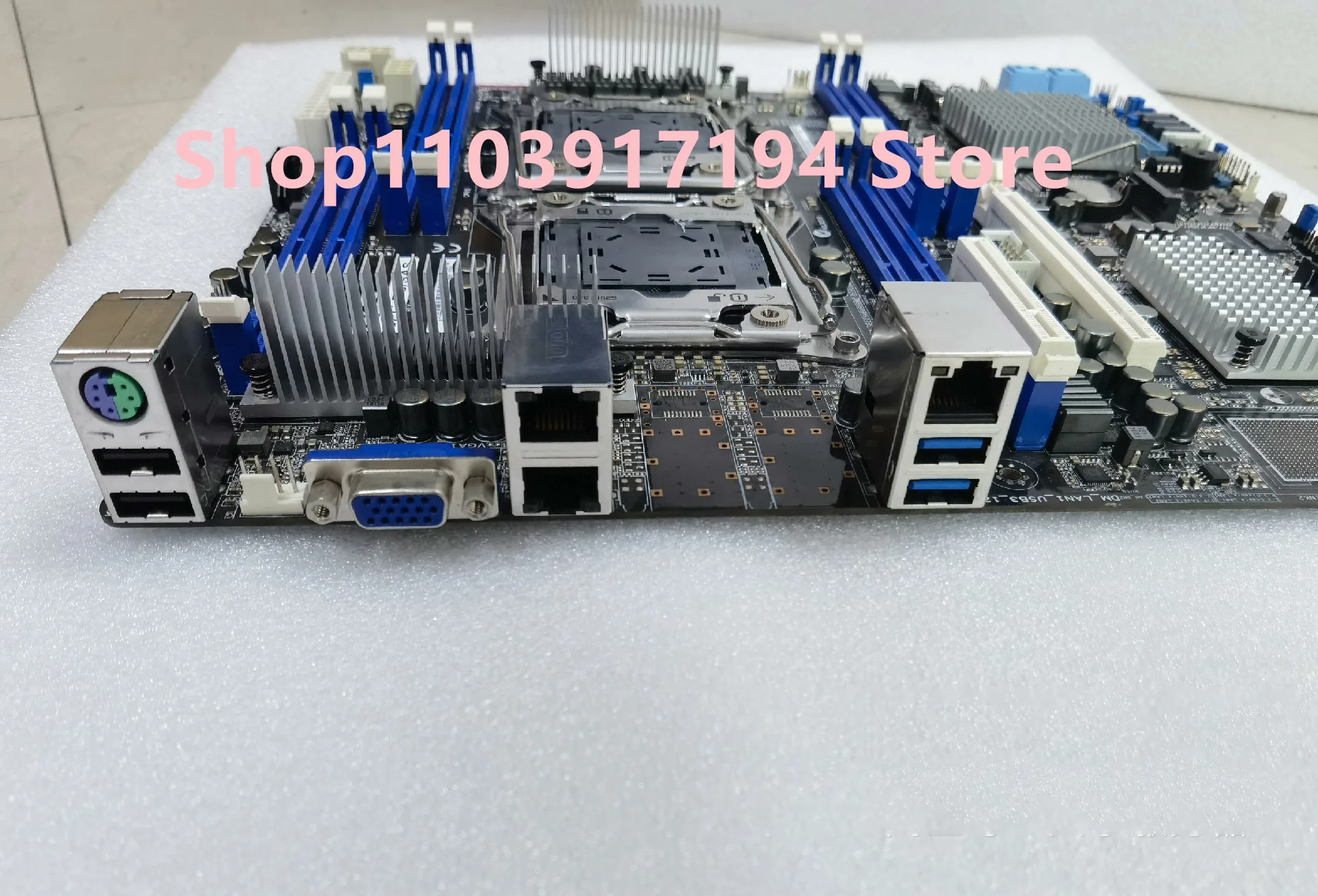 Z10PC-D8/SAS 2 วงจร X99 DDR4 Dual การ์ดเครือข่ายเมนบอร์ด