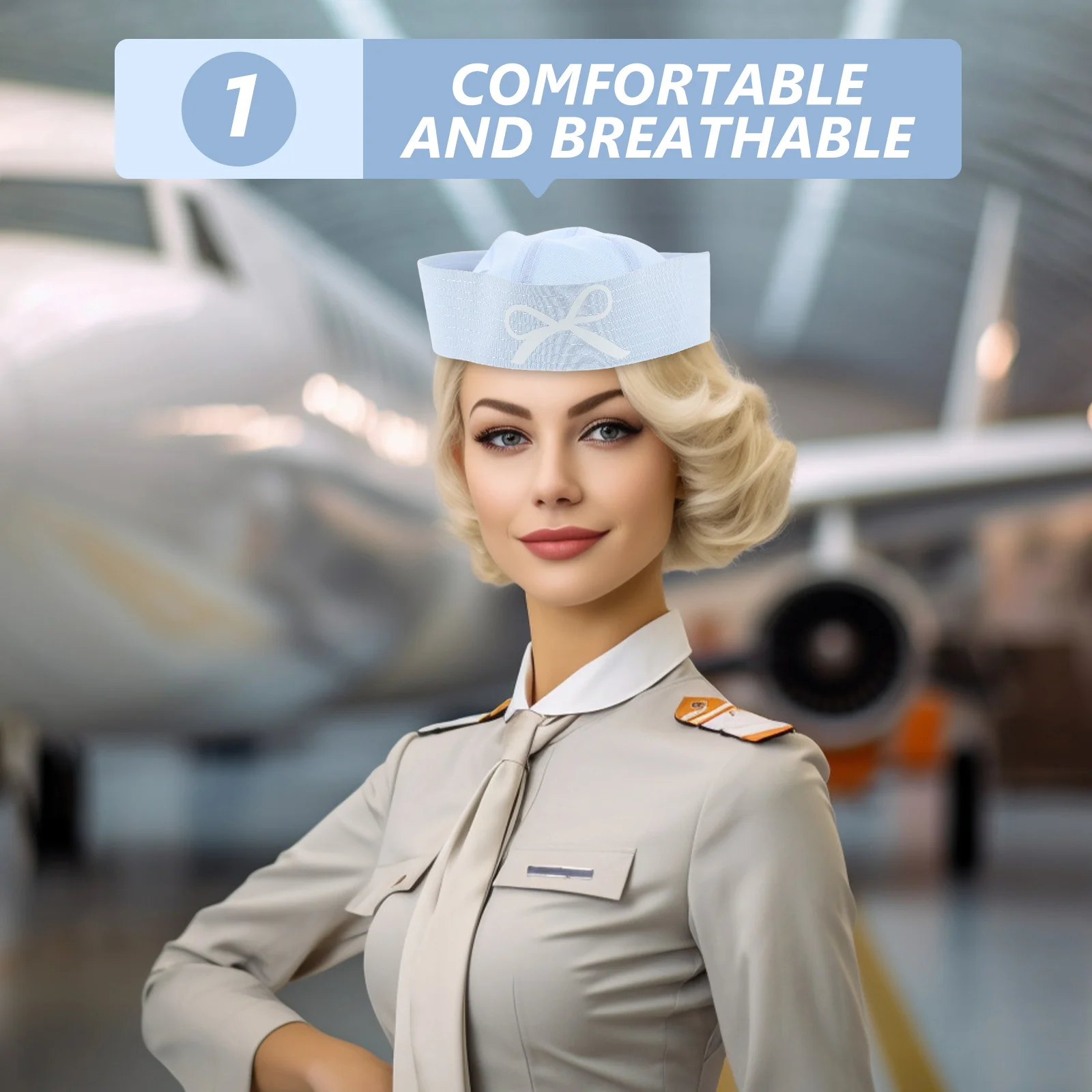 

1pc Sailor Hat Bowknot Decorative Cosplay Costume Party Hats Outdoor Sailing Accessories Yacht Event Stage Performance Cap