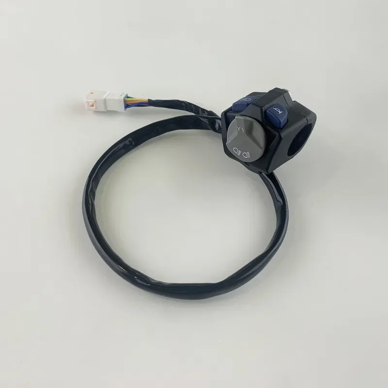 for Hengjian S7 Motorcycle High Low Beam Switch Light Flameout Button Modification Accessories