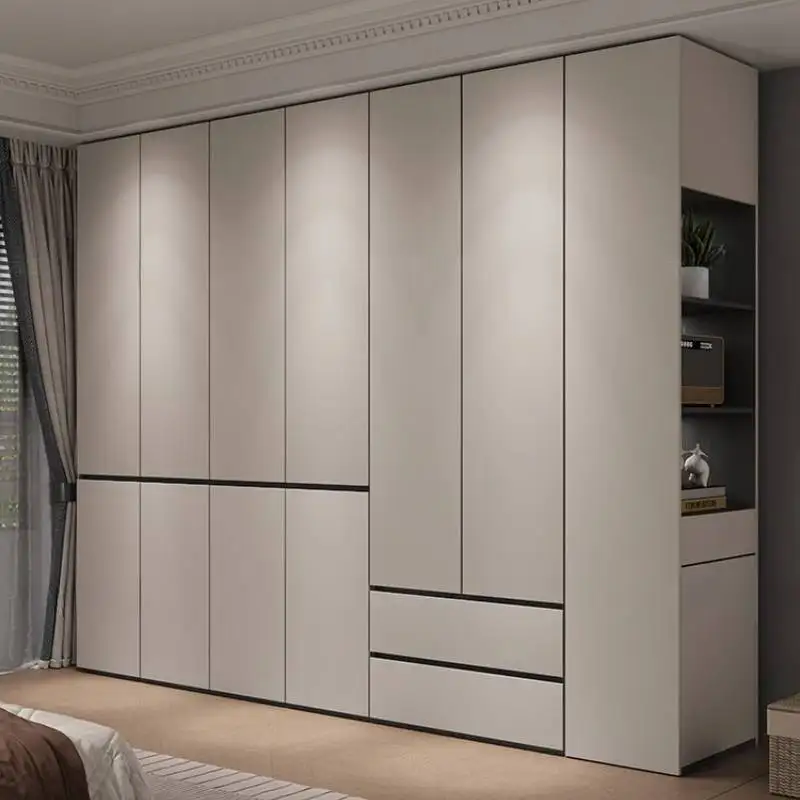 

Style Railings Wardrobes Closet Wooden Small Box Saving Storage Wardrobes Adult Cute Drawers Guarda Roupas Furniture For Home