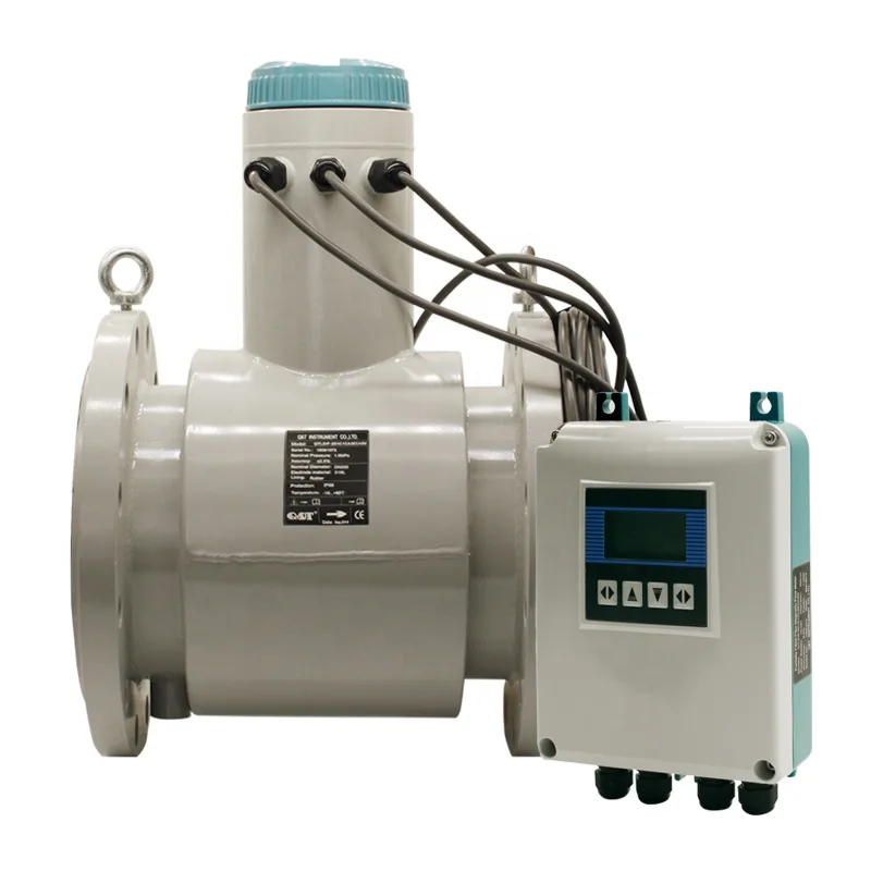 

DC24V carbon steel analog DN200-DN2000 dirty waste water sewage partially filled water flow meter