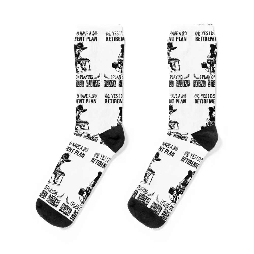 

Yes I Do Have A Retirement Plan I Plan On Playing Pedal Steel Guitar, Pedal Steel Guitar Gift Socks