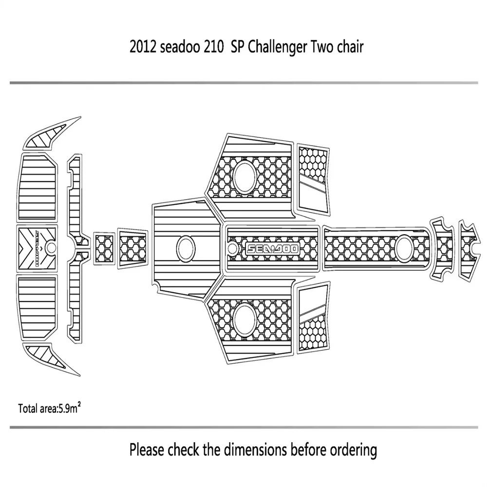 

2012 seadoo 210 SP Challenger два кресла кабина плавательная Платформа искусственный Тиковый коврик SeaDek маринемат Gatorstep стильный самоклеящийся