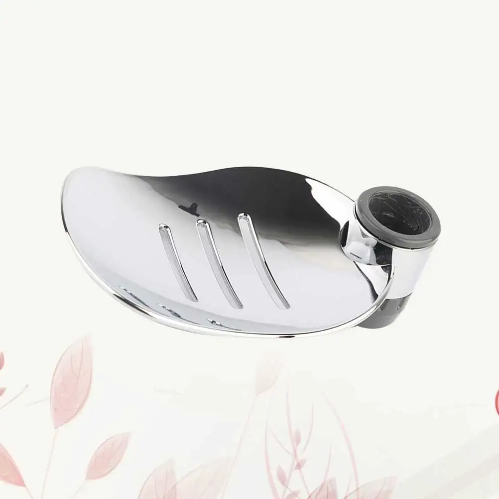 

Soap Tray Holder Dish for Bathroom Kitchen Practical Storage Rack ABS Eco Friendly Portable Travel Use Drain Design