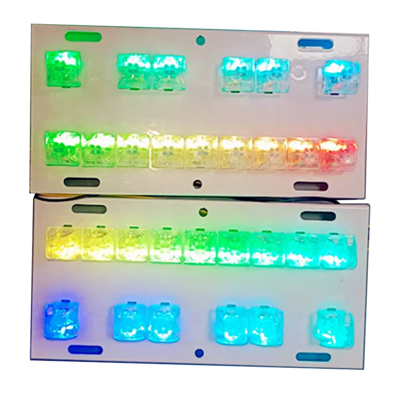 High Quality Big Type Arcade Game Crane Machine Game Colorful LED Mechanical Button Switch Keyboard 14/15Keys for Arcades