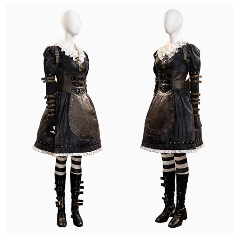 Hot selling Crazy Returns Alice cosplay costume Madness Returns cosplay costume customization