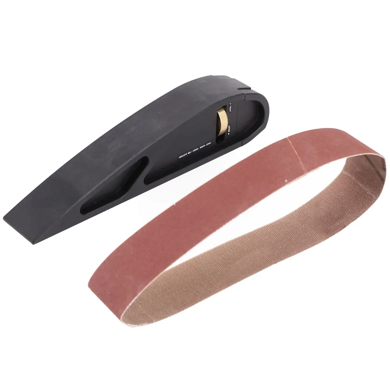 

Handmade Sandpaper Holder Aluminium Alloy Sanding Block Flat Sanding Discs Holder Edge Polishing Belt 120 320 600# For Woodwork