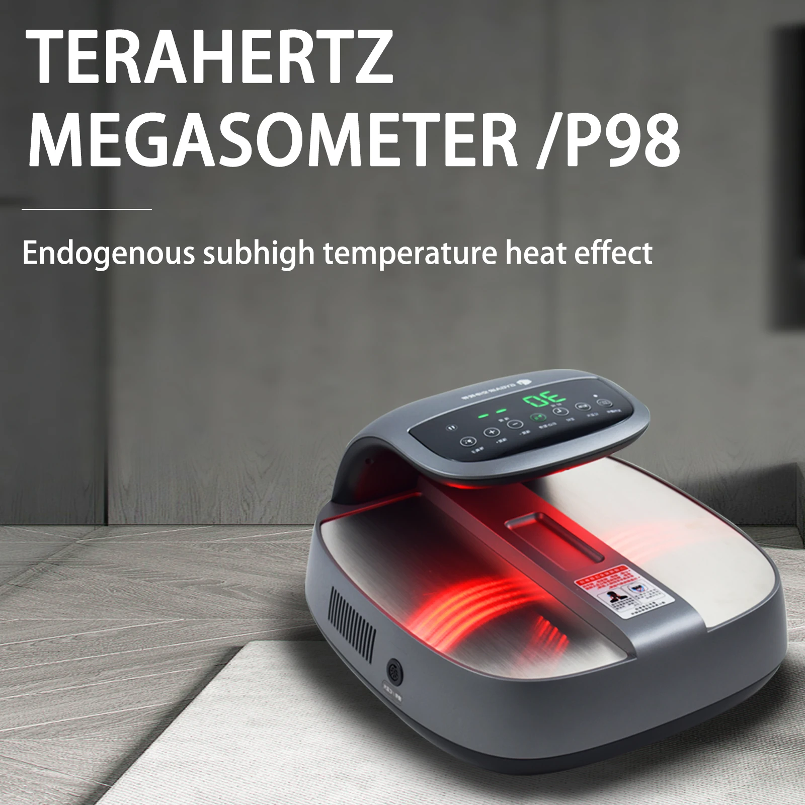 Terahertz Pijat Terapi Kaki Fungsi Perawatan Kulit Plasma Suhu Rendah Merah dan Biru 2 In 1 Thz Produk Spa Kaki