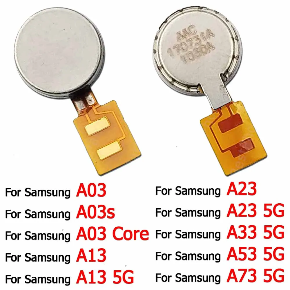 Vibrator Motor For Samsung Galaxy A13 A23 A33 A53 A73 5G A03 A03s Repair Vibration Ringer Flex Cable Spare Parts