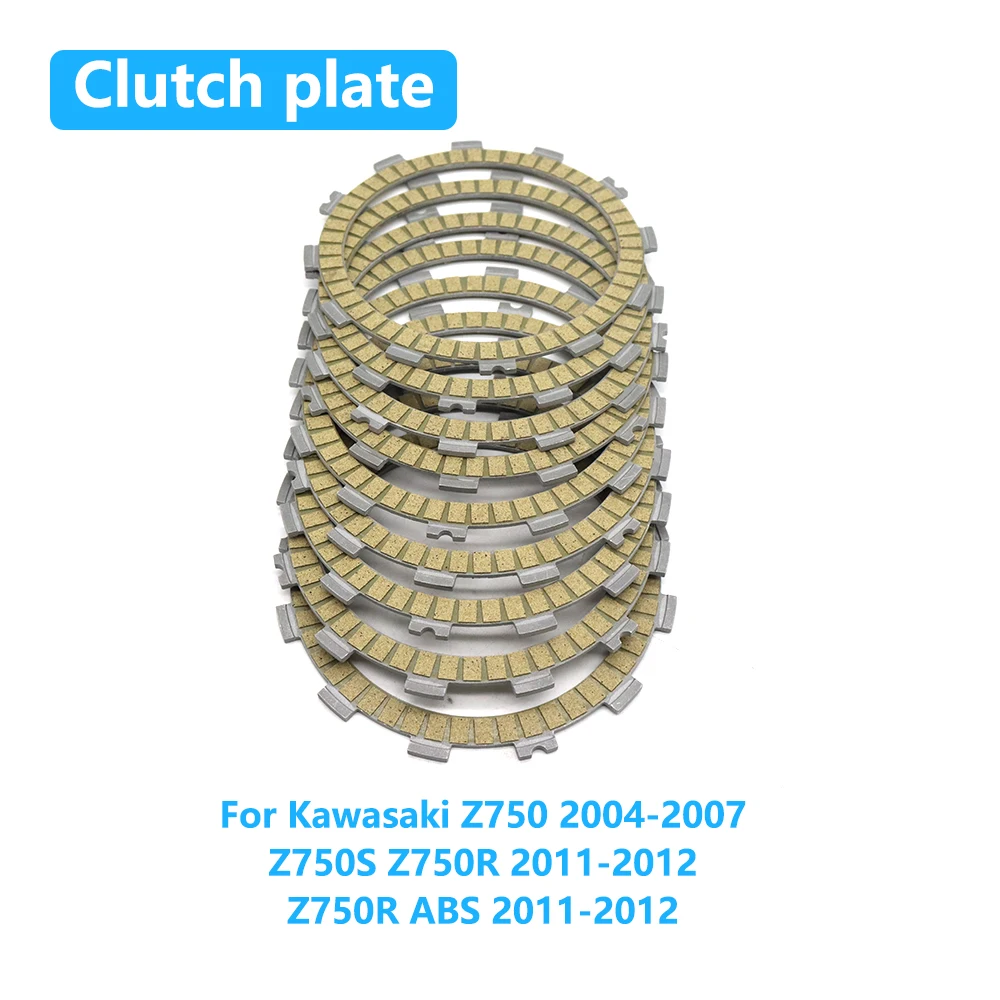 

For Kawasaki Z750 Z750S Z750R ABS Z 750 S R ABS 2004-2009 2010 2011 2012 Motorcycle Clutch Friction Disc Plate Kit