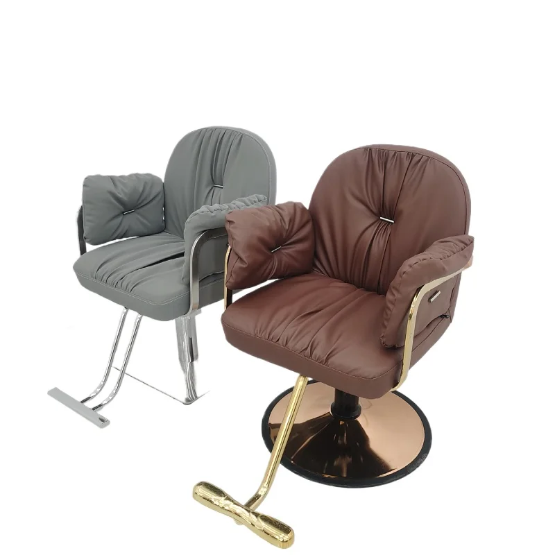 

Barber shop chair, hair salon special large chassis hair salon seat, lifting styling hair cutting chair