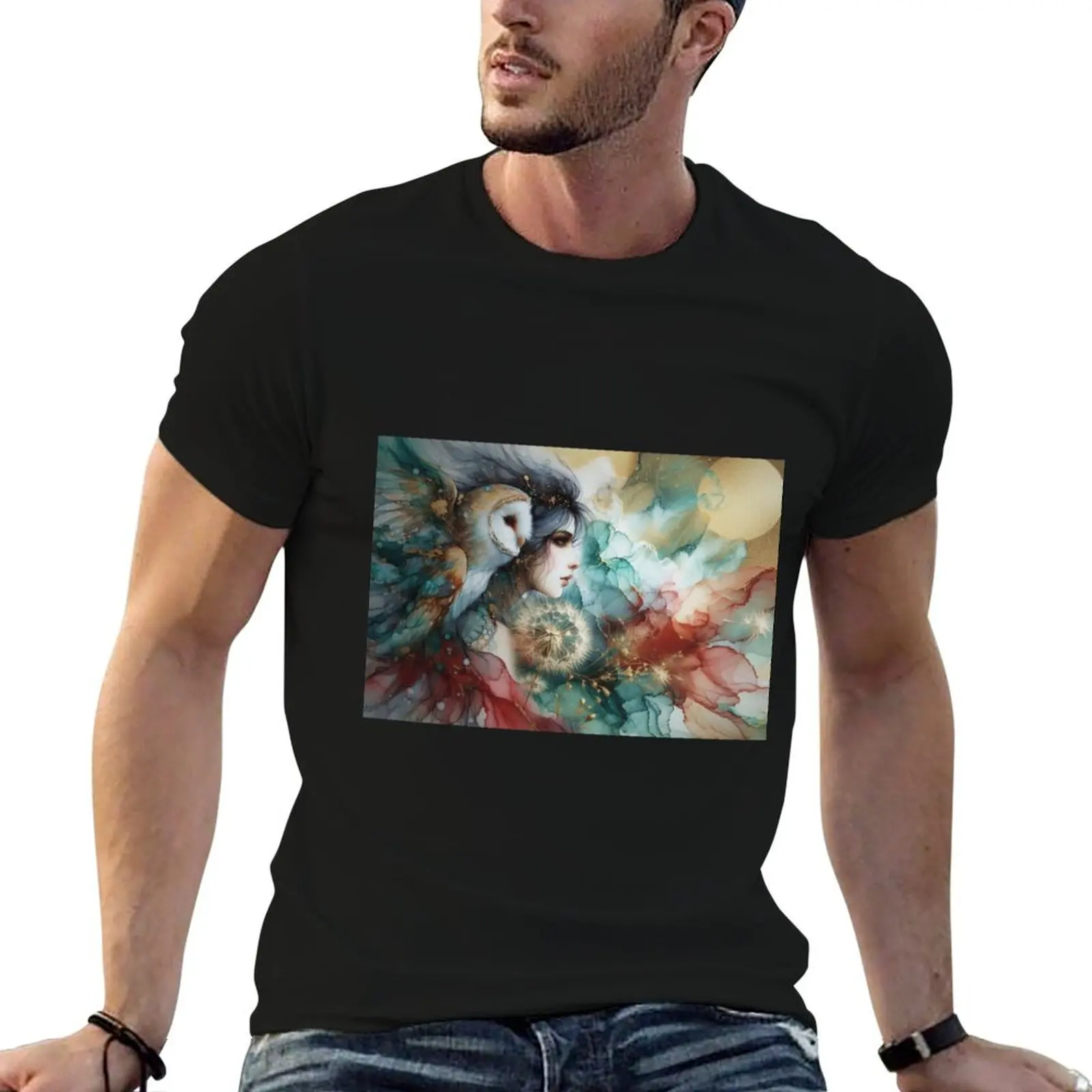 T-shirt The Fragile Balance pour homme, t-shirts anime, t-shirts oversize pour hommes