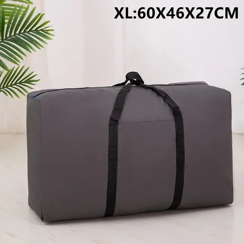 Unisex Large Capacity Storage Bag Foldable Travel Bag Clothes Storage Zipper Storage Bag Oxford Cloth Portable Luggage Bag