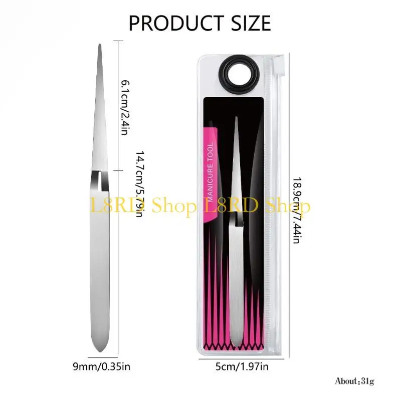 L8RD Nagelformungspinzette in Salonqualität, Modellierwerkzeug mit Anti-Ermüdungsgriff