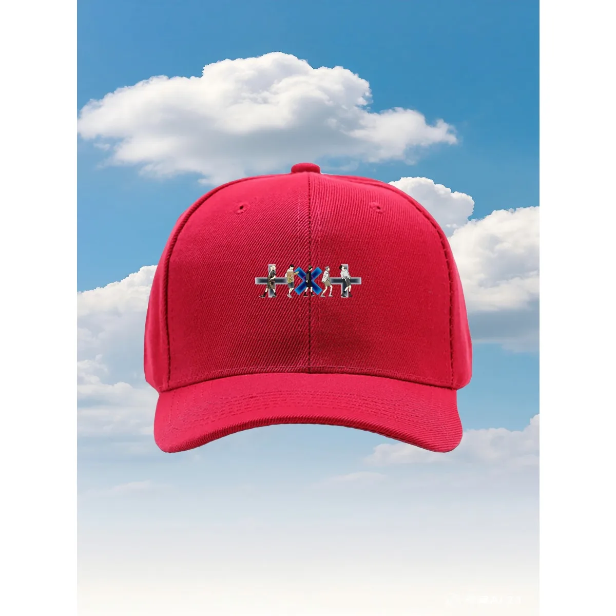Txt 0x1=lovesong Mv Walking Minimalist Color Ver 2025 نموذج جديد قبعة سائق الشاحنة مع مقاس قابل للتعديل وفكرة تصميم مطبوعة ممتعة