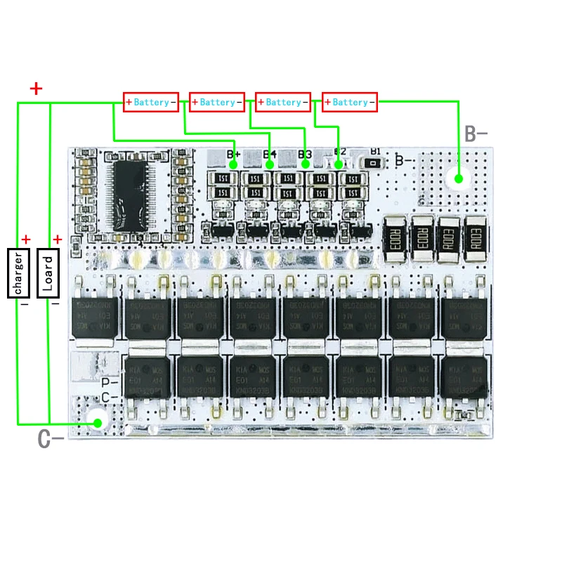 5S 4S 3S BMS 100A 21V 18V 16.8V 12V 18650 Li-ion LMO Ternary Lithium Battery Protection Circuit Board Balance Charging