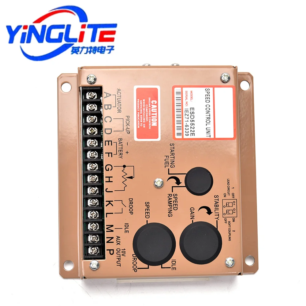 

Kit Xeon Genuine ESD5522E Diesel Generator Speed Control Unit Electric Speed Regulation Controller Kit Xeon