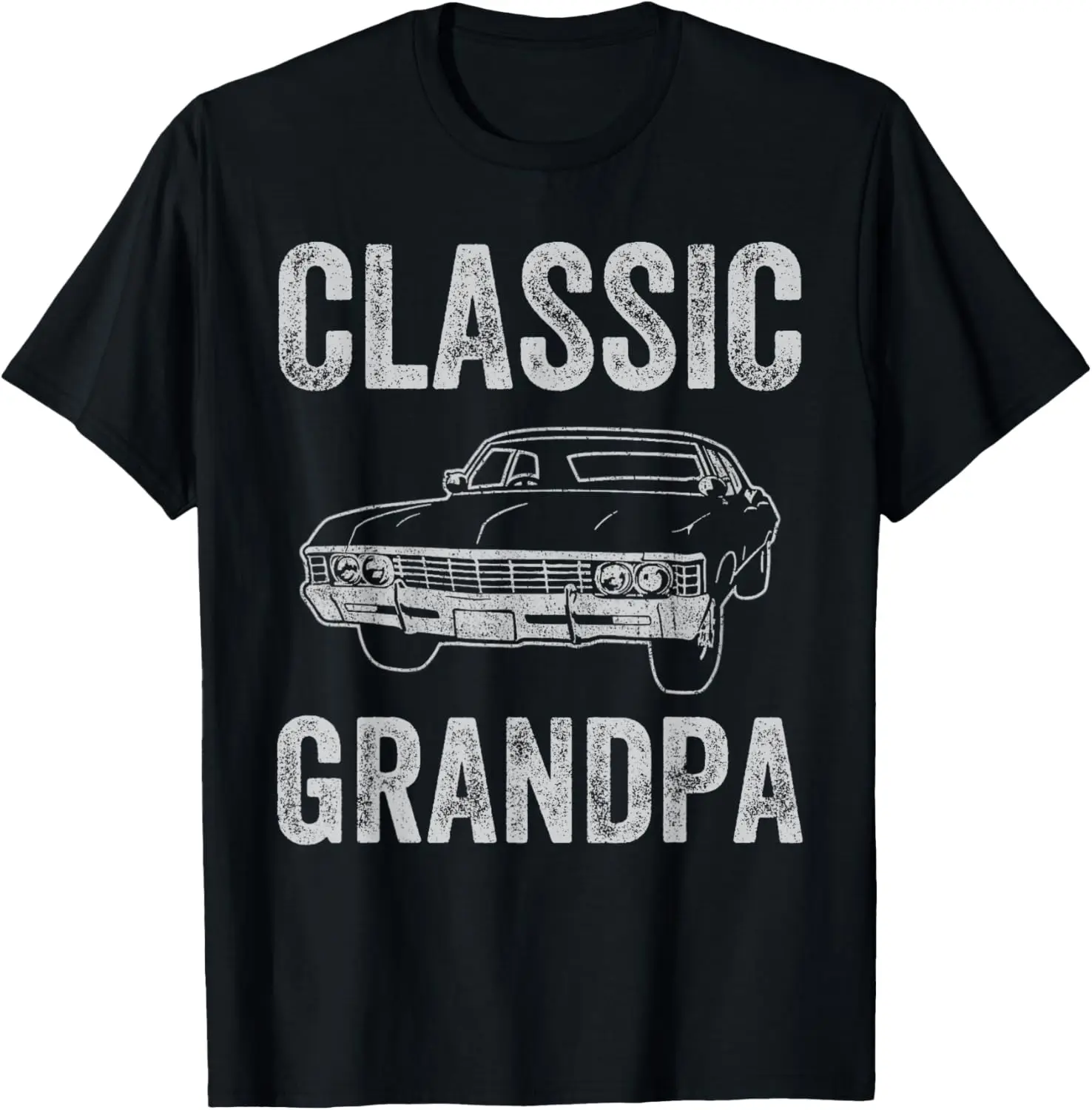 Funny Grandpa Classic Car Graphic Grandpas With Classic Cars T-Shirt