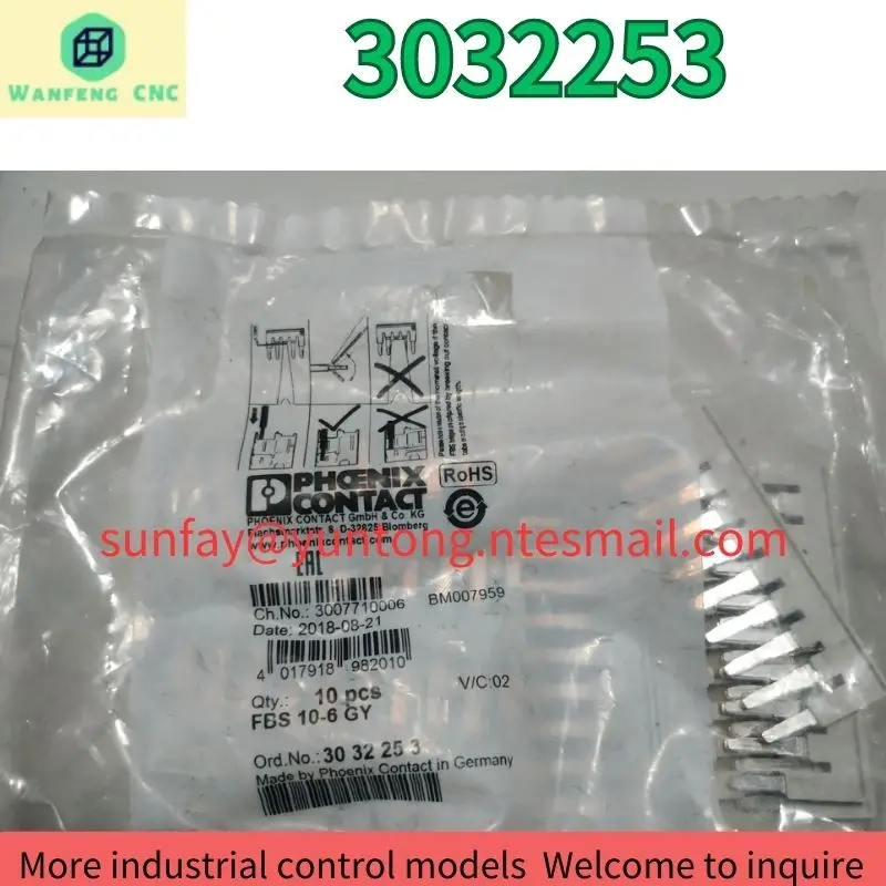 brand-new Terminal connection piece FBS10-6 GY, 3032253 Fast Shipping