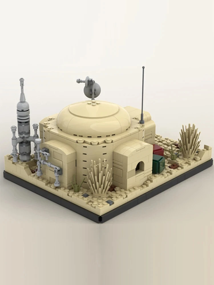 New Space series Owen Lars\' Home on Tatooine MOC-50144 Architecture Toys Building Blocks Bricks Children Xmas Kid Gift