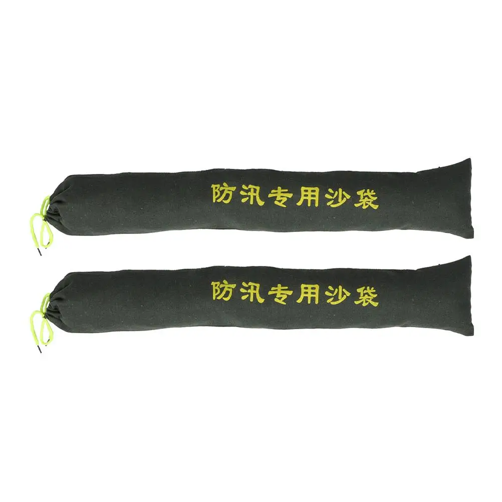

2pcs Flood Control Sandbags Reusable Durable Canvas Water Stopper Barrier Home Protection Large Capacity Garbage Storage Bags
