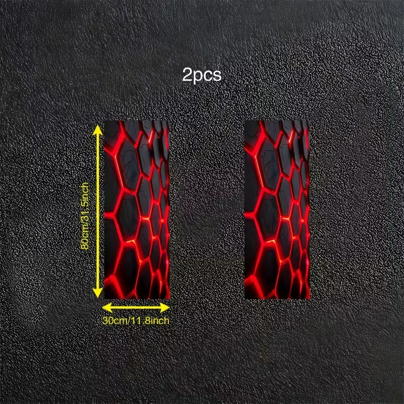 

2pcs Cartoon Car Stickers For A-Pillar-Waterproof & Scratch-Resistant PVC Motorcycle Decal Interior A-Pillar Decoration Stickers