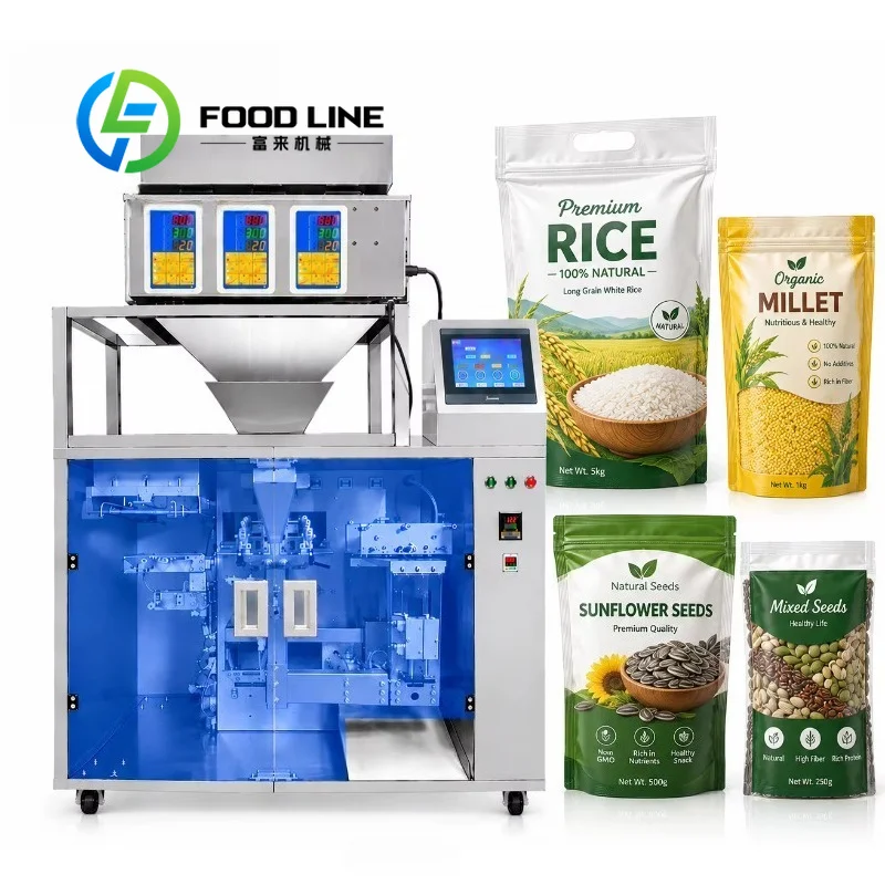 Premade Pouch Packing Machine Sealing Jaw Even Pressure Air Tight Bag Close Unit Model Aquarium Fish Food Factory Bulk Supply