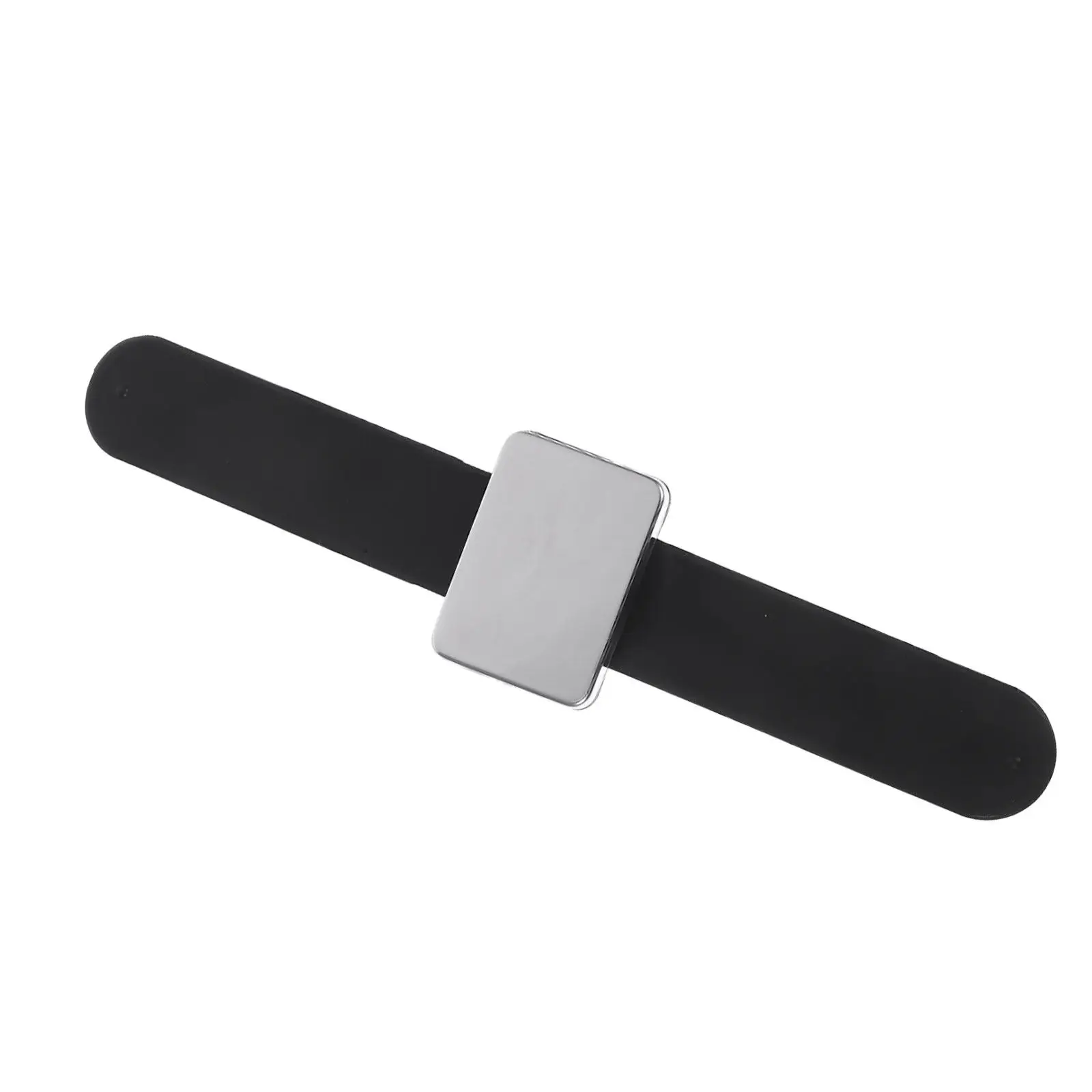 

Магнитный браслет-держатель для парикмахерских инструментов, черный, из премиального силикона, для салонов и магазинов, с зажимом для волос