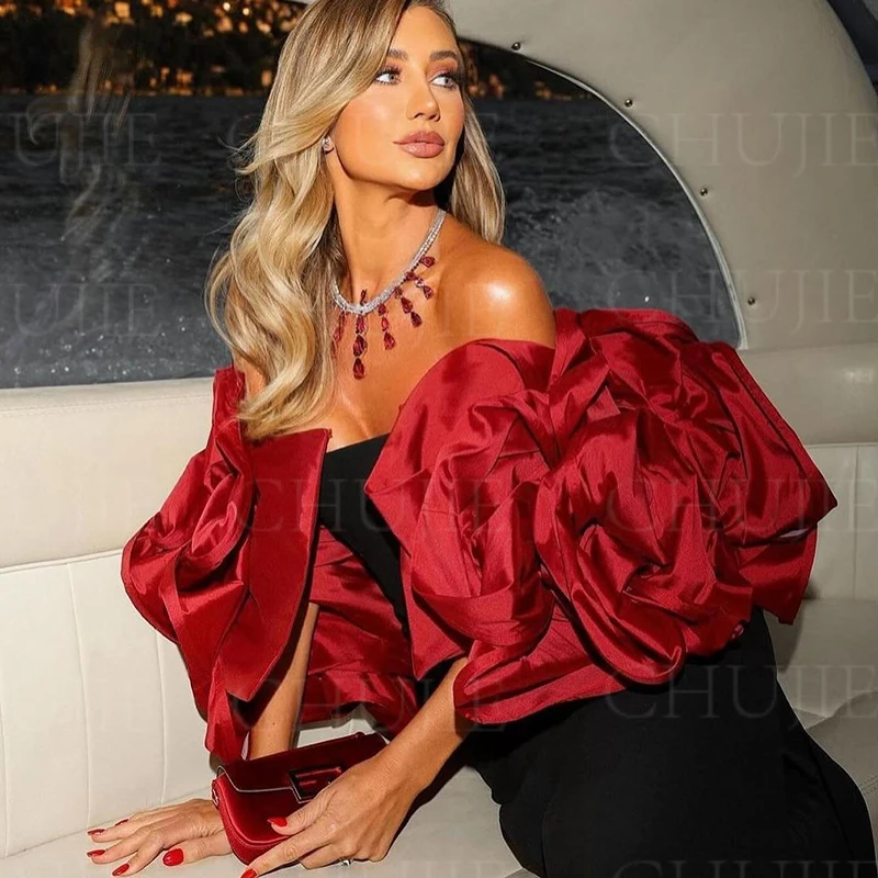 تخصيص المرأة حفلة موسيقية اللباس غمد Ruched الزهور فساتين السهرة حزب عيد الحب تاريخ ثوب حورية البحر عشية عيد الميلاد العباءات