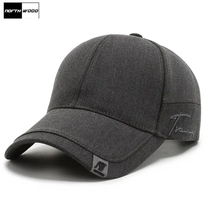 Solid Baseball Caps for Men Outdoor Cotton Cap Bone Gorras CasquetteHomme Trucker Hats