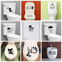 1 pc toilet or WC,washroom Vinyl Wall Sticker Home Decor Stikers For washroom Diy Home Decoration Waterproof Wall Art Decal