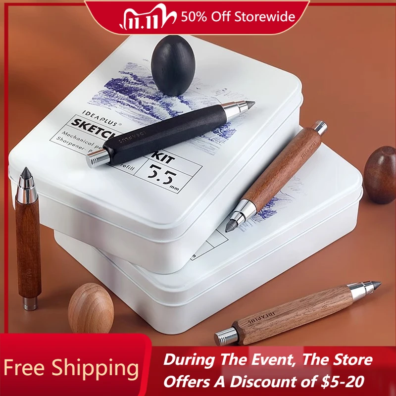 nuevo-colte-log-56mm-lapiz-automatico-diseno-arquitectonico-lapices-mecanicos-de-madera-maciza-oficina-estudiante-escritura-lapices-lindos