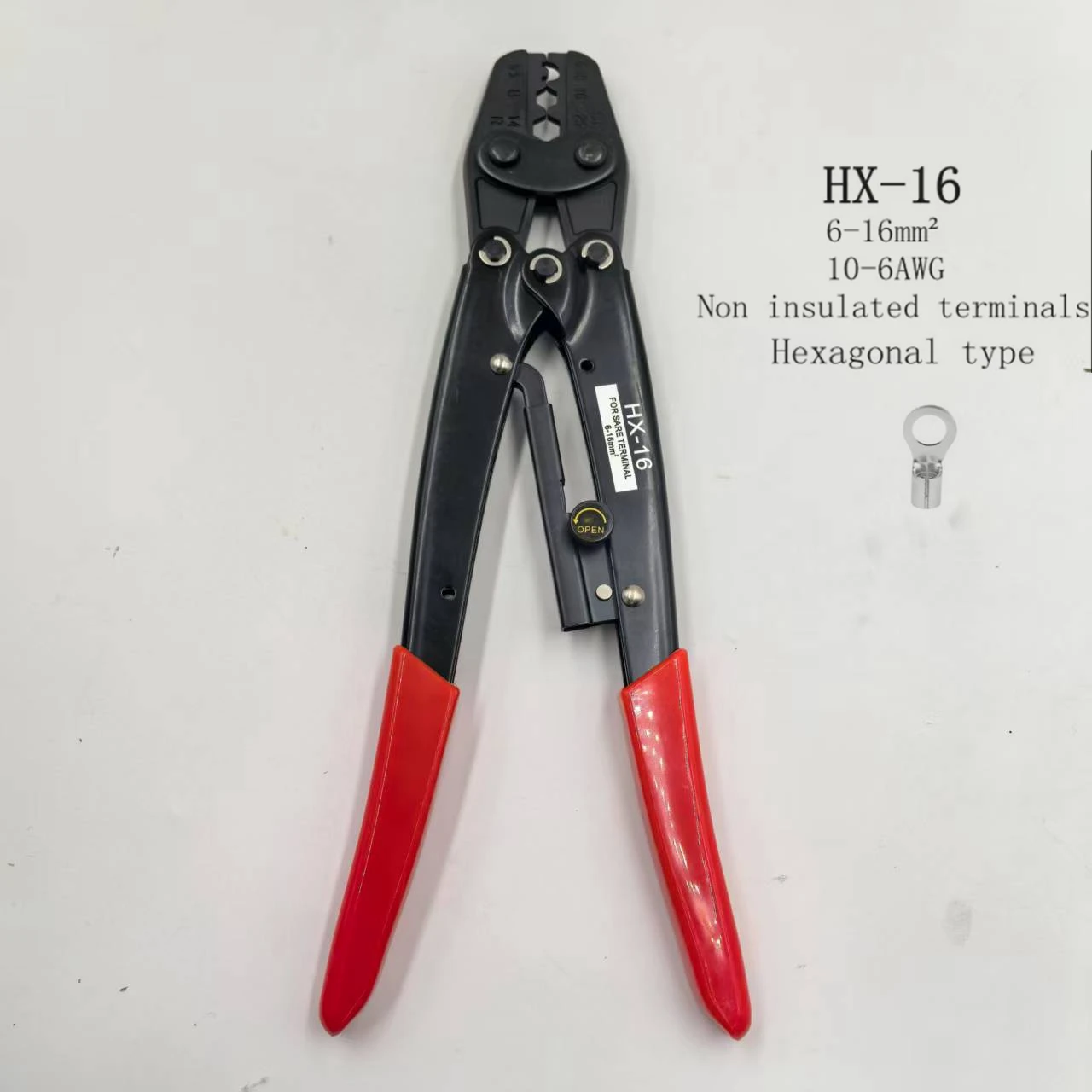 HS-16 HS-14 HS-8 HX-10 HX-16 Japanese Style Crimping Plier For Ratchet Non-insulated Terminal Crimping Tools