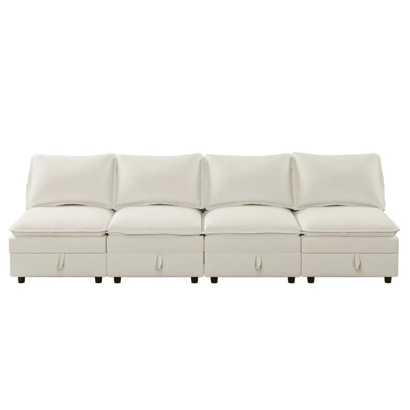 

Italian light luxury foot stool household long sofa stool solid wood leather foot sofa stool tofu block