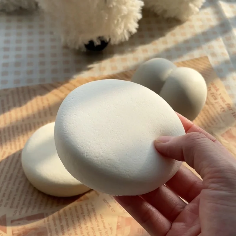 Taba Squshy pastel de arroz Taro pan mantequilla tostada Mochi bolas de arroz glutinoso rebote lento apretar Fidget juguete sensorial para festivales