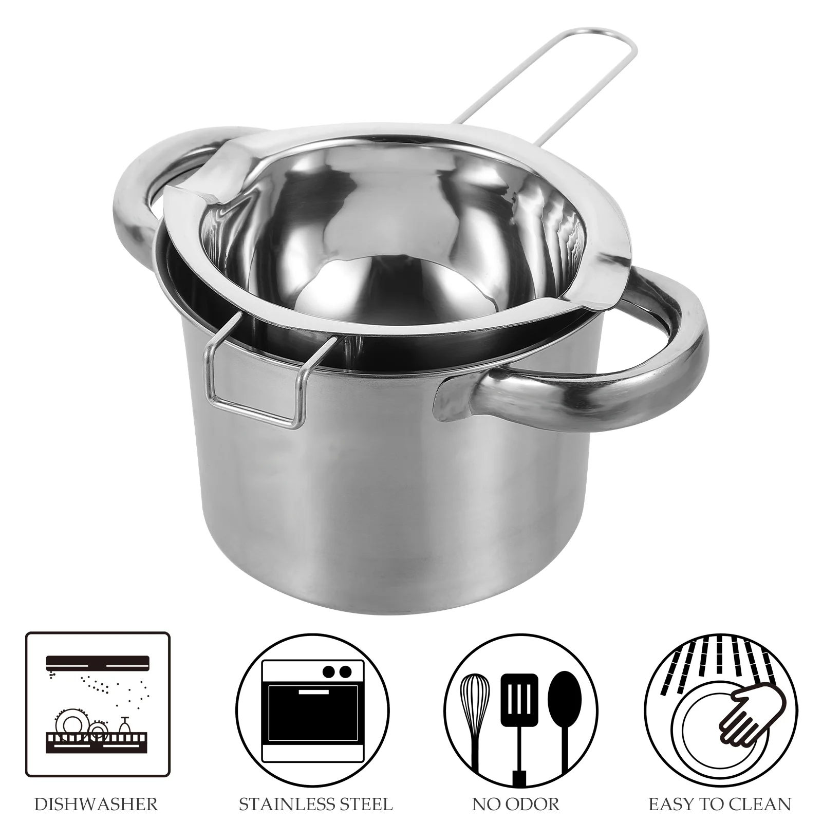 Chocolate Melting Pot Candy Melts Double Boilers for Stove Top Cheese Soap Stainless Steel Mini Heater