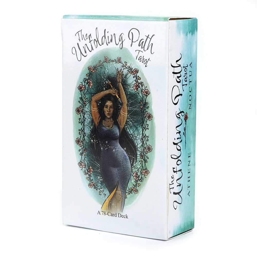 The Unfolding Path Tarot 78 Cards Deck Featuring Vivid Artwork Diverse Characters Oracle Board Playing INK Table Game For Party