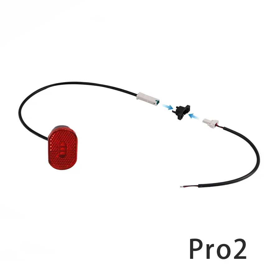 Elektroroller-Hinterrad-Kotflügel-Set für Xiaomi Pro 2, Kickscooter-Halterung, Rücklichter, Kotflügelflügel mit Kennzeichenbeleuchtung – Detail 24