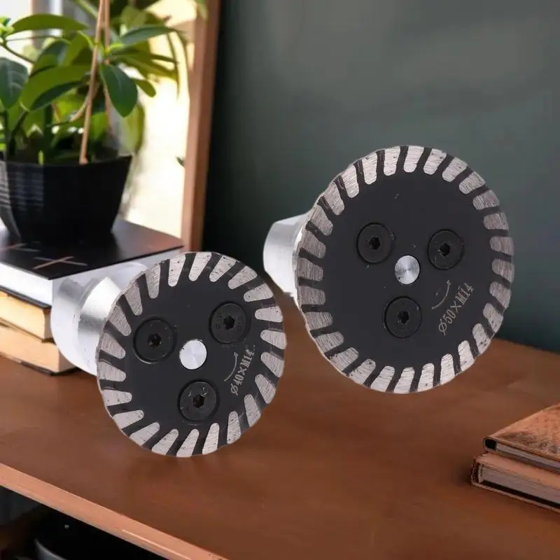 

Алмазный отрезной диск M14 с фланцевой пайкой для плитки, мрамора, бетона и керамики - 40/50 мм