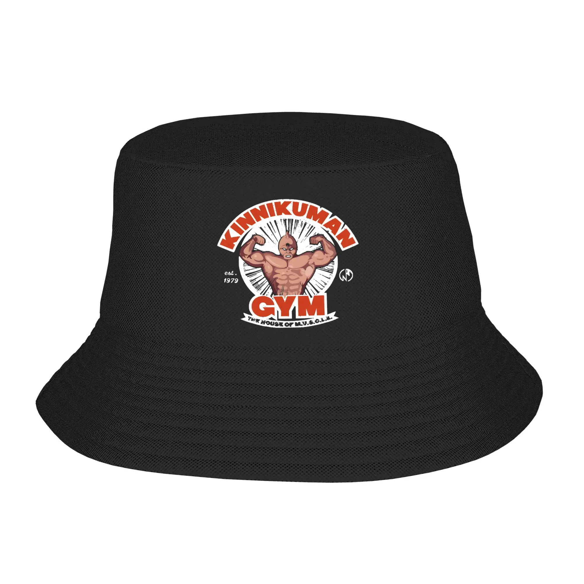 Unisex Kawaii Bucket Hats Kinnikuman Six Devil Knights  Merch Bob Hats For Vocation Getaway Headwear Lightweight