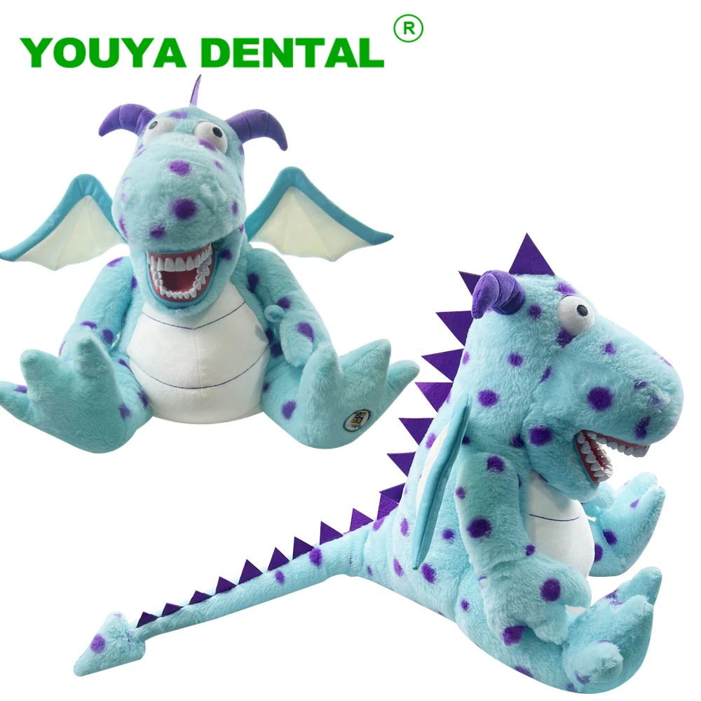 Dental Stuffed Dolls Cute Plush Toys With Toothbrush Brushing Teeth Education Teaching Study Model Dentist Clinic Decor Gifts