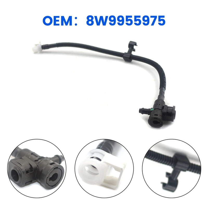 1 Piece Car Reversing Image Buckle Camera Drain Pipe 8W9 955 975 Black ABS For  A4 S4 RS4