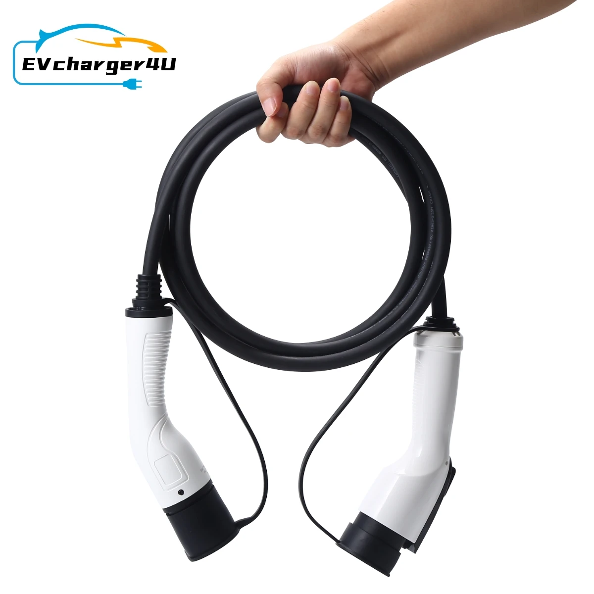 EVcharger4U Type2 to GBT EV Charging Cable 1Phase 32A 7M 7KW, 3Phase 5M 22KW Electric Vehicle Type 2  Cord GB/T for EVSE