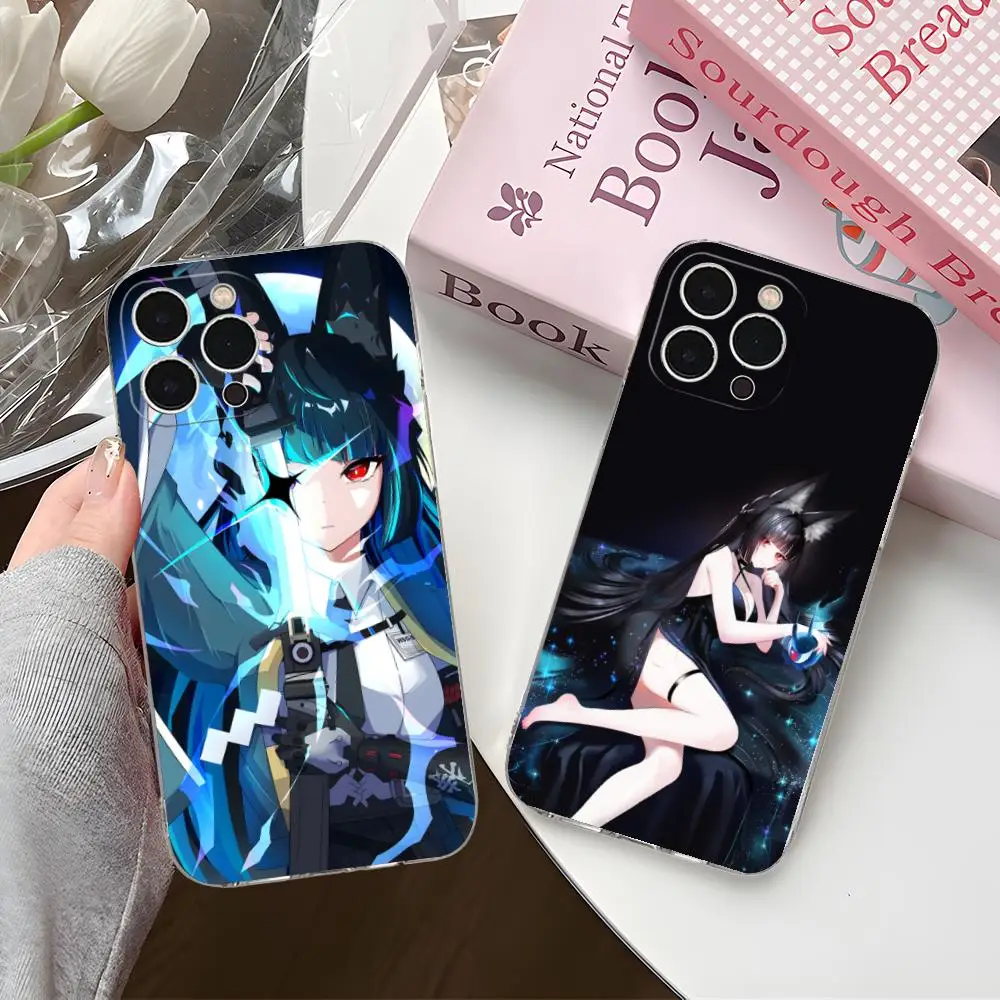 

Чехол для телефона Zenless Zone Zero Hoshimi Miyabi для iPhone 16, 15, 14, 13, 12, 11 X XR XS 8 6 Pro Max Plus Mini Clear Color Protective