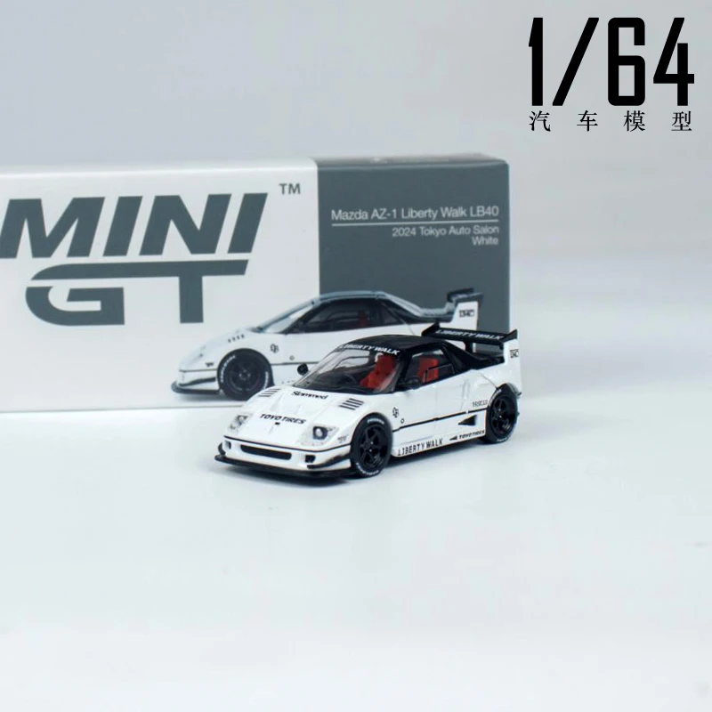

Масштаб 1:64 AZ-1 Liberty Walk LB40, имитация сплава, модель автомобиля, статический дисплей, Коллекционная игрушка, подарок, сувенирное украшение