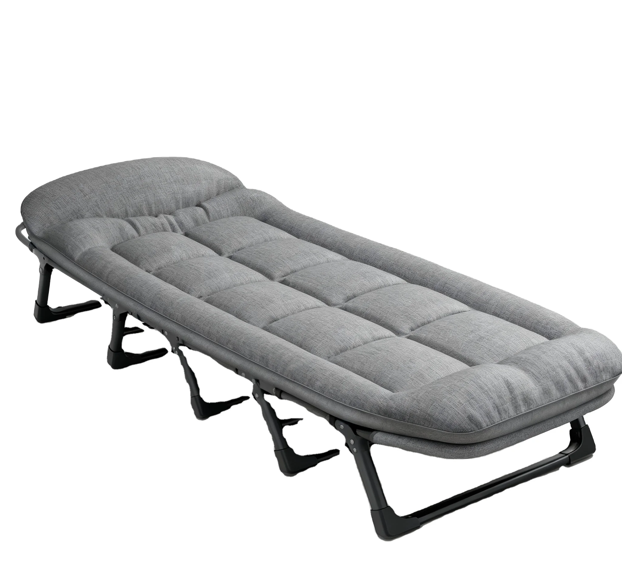 

Portable Waterproof Steel Folding Camping Bed with Adjustable Height Easy Carrying Modern Design for Outdoor Use