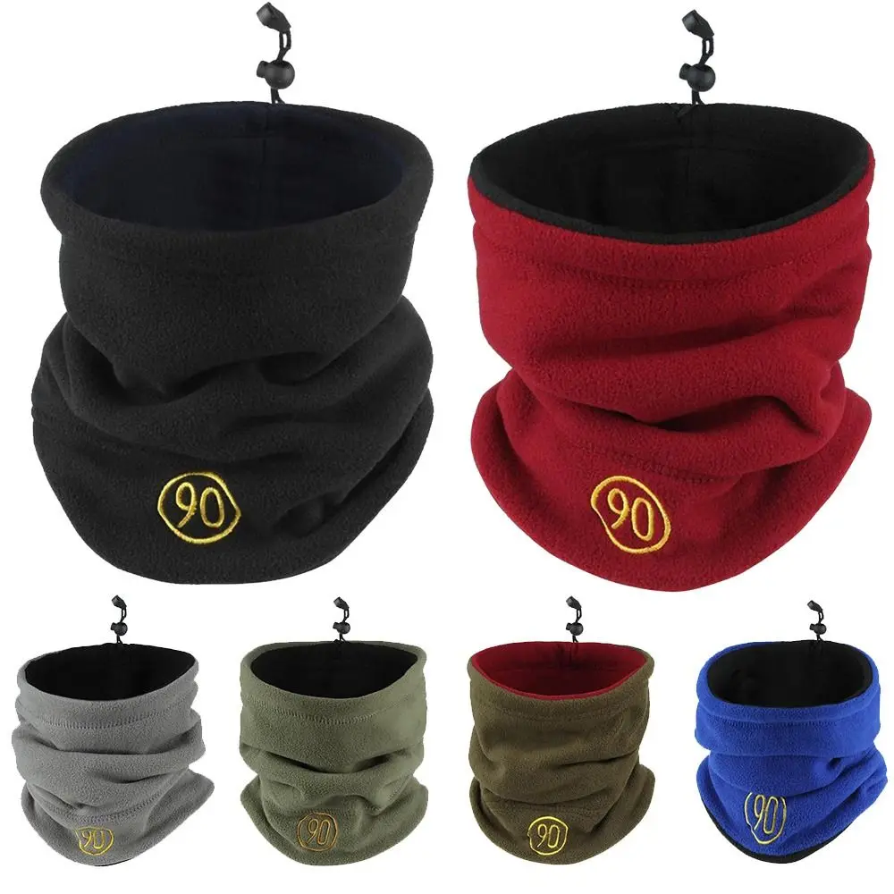 

Fleece Winter Outdoor Sports Scarves Half Face Coverage Cold-proof Cold-proof Collar Tube Design Half Face Cover