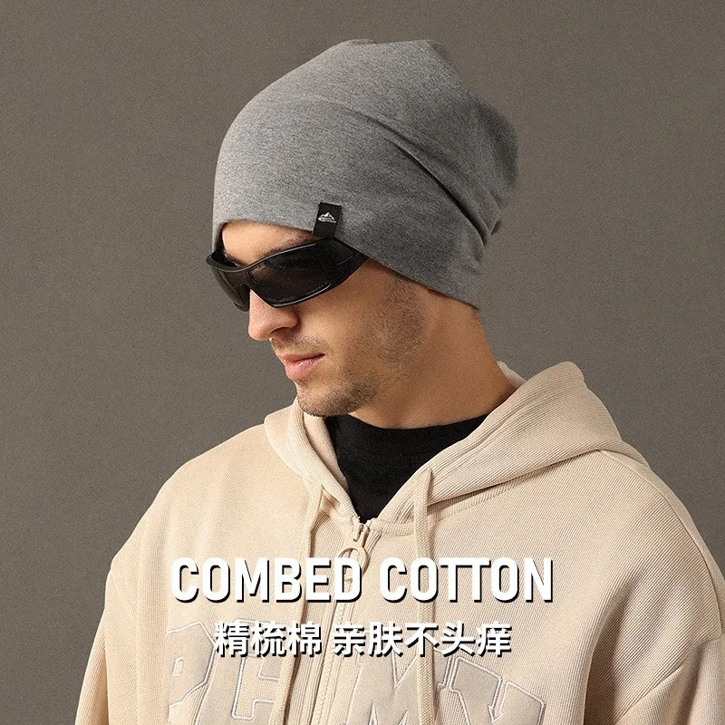 

Универсальная осенне-зимняя ветрозащитная защита ушей с большой окружностью головы, теплая и холодная шапка, без следов ворсовая шапка