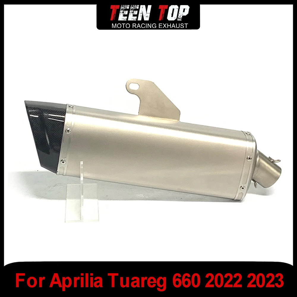 Motorcycle Exhaust Escape Slip On For Aprilia Tuareg 660 Exhaust Elbow Pipe Muffler 2022-2023 Moto Full Systems No DB Killer