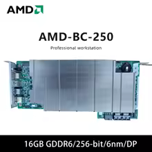 Placa de Vídeo AMD BC 250 para Mineração, Suporta 16GB GDDR6 256-bit, GPU de Placa Única para Desktops e PCs Gamer